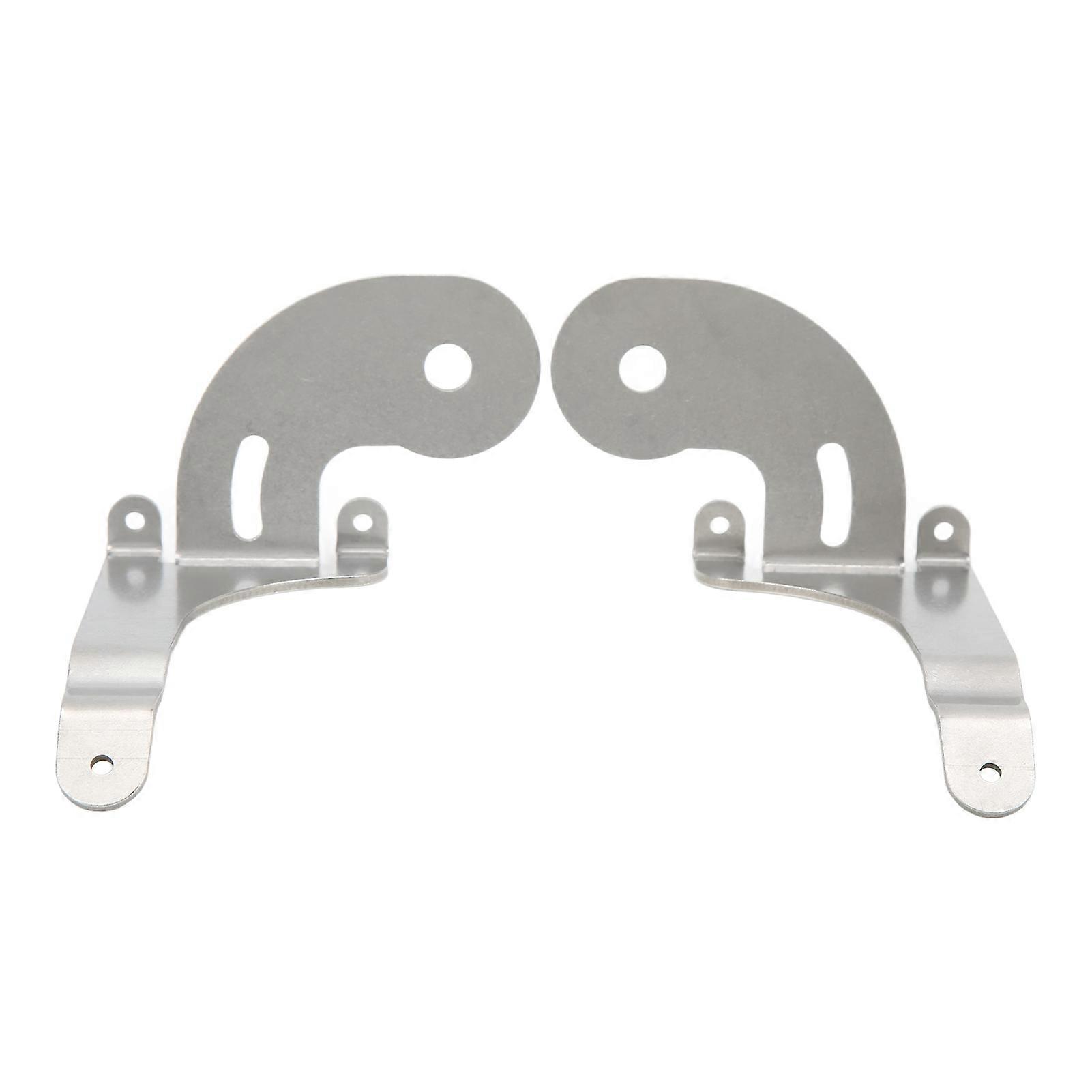 Stainless Steel Chrome Spotlight Mounting Bracket, 2pcs Left Right Mounting Bracket Replacement for Mini R50 R52 R53