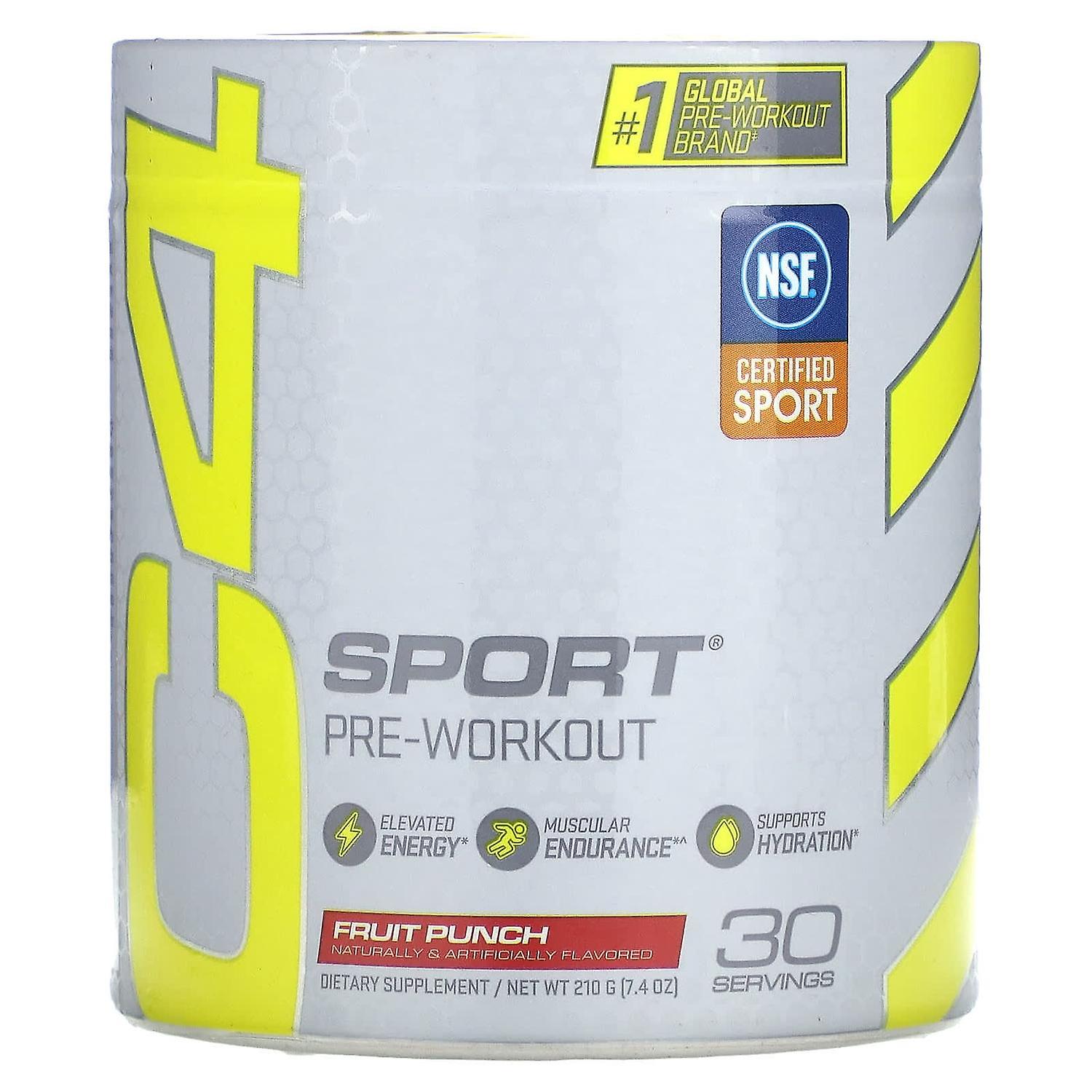Cellucor, C4 Sport, Pre-Workout, Fruit Punch, 7.4 oz (210 g)