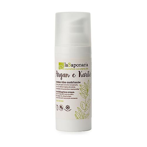 Nourishing face cream - Argan and Shea 50 ml of cream