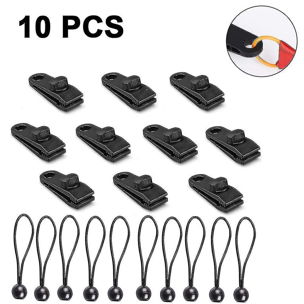 Tarp Clips Heavy Duty Lock Grip, 10 Pack Tarp Clamps Heavy Duty