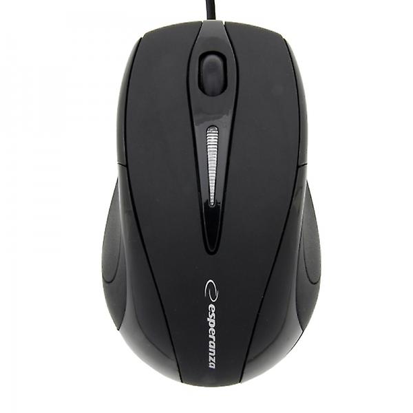 Esperanza Sirius 3D Wired Optical Mouse USB Black/Black