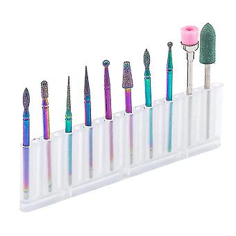 Nagelbohrer Set, Diamantkutikula Nagelbohrer Set für Nagelbohrer E-File, Maniküre und Pediküre Entferner Werkzeug für Acryl Gel Nägel, Salon Home Nagelpflege P