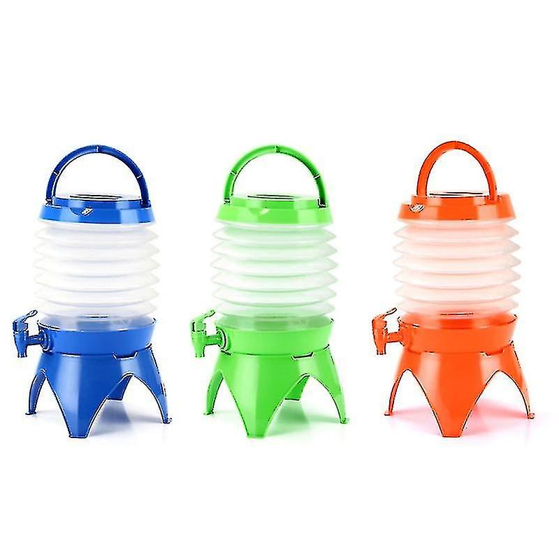جالون قابلة للطي قابلة للطي موزع مياه حاوية مشروبات محمولة مع صنبور للتخييم في الهواء الطلق Tr