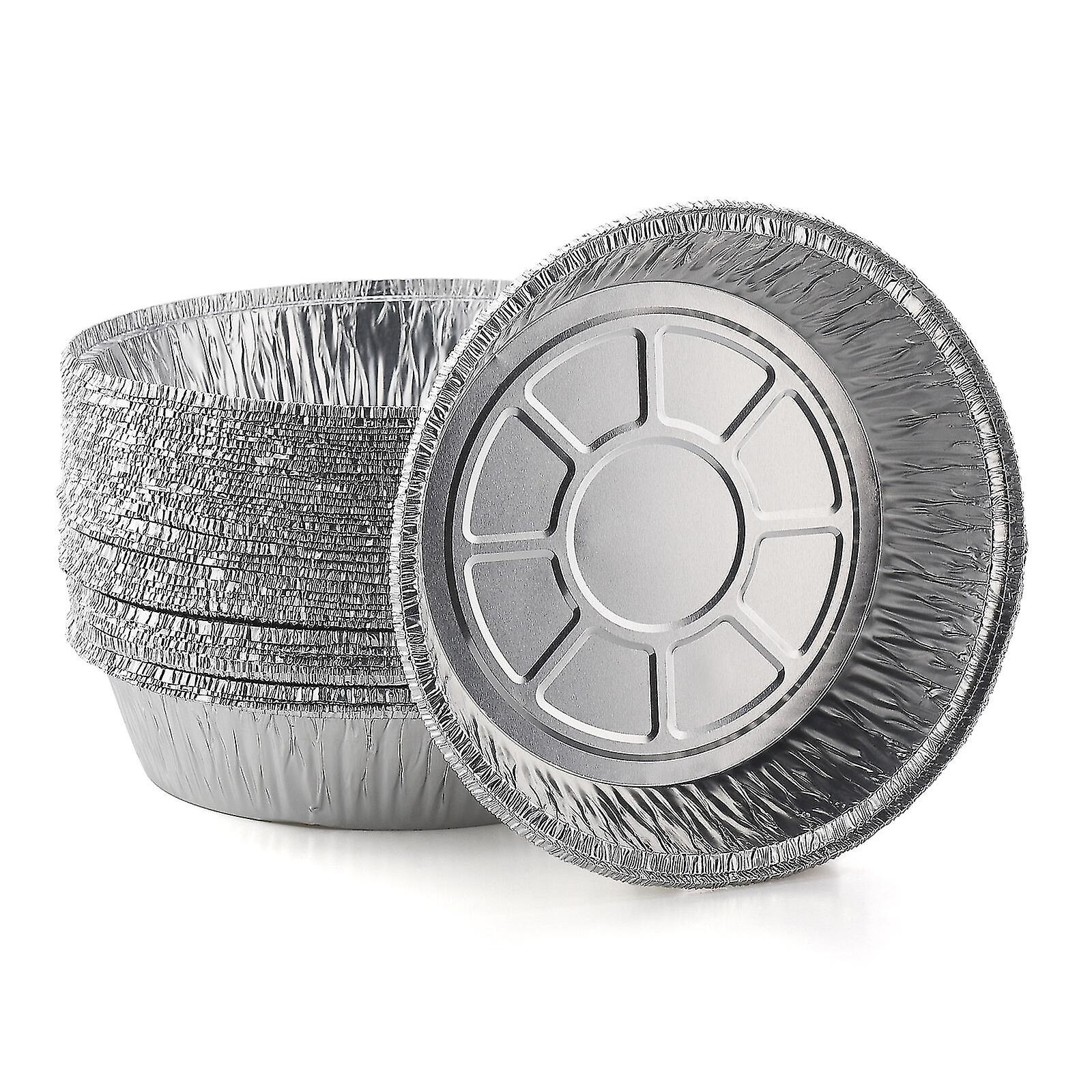 New Arrive  50 Pieces Disposable Foil Pie Tins for Baking, Freezing, Storage, Tin Plates for Fruit Tartlets, Quiches