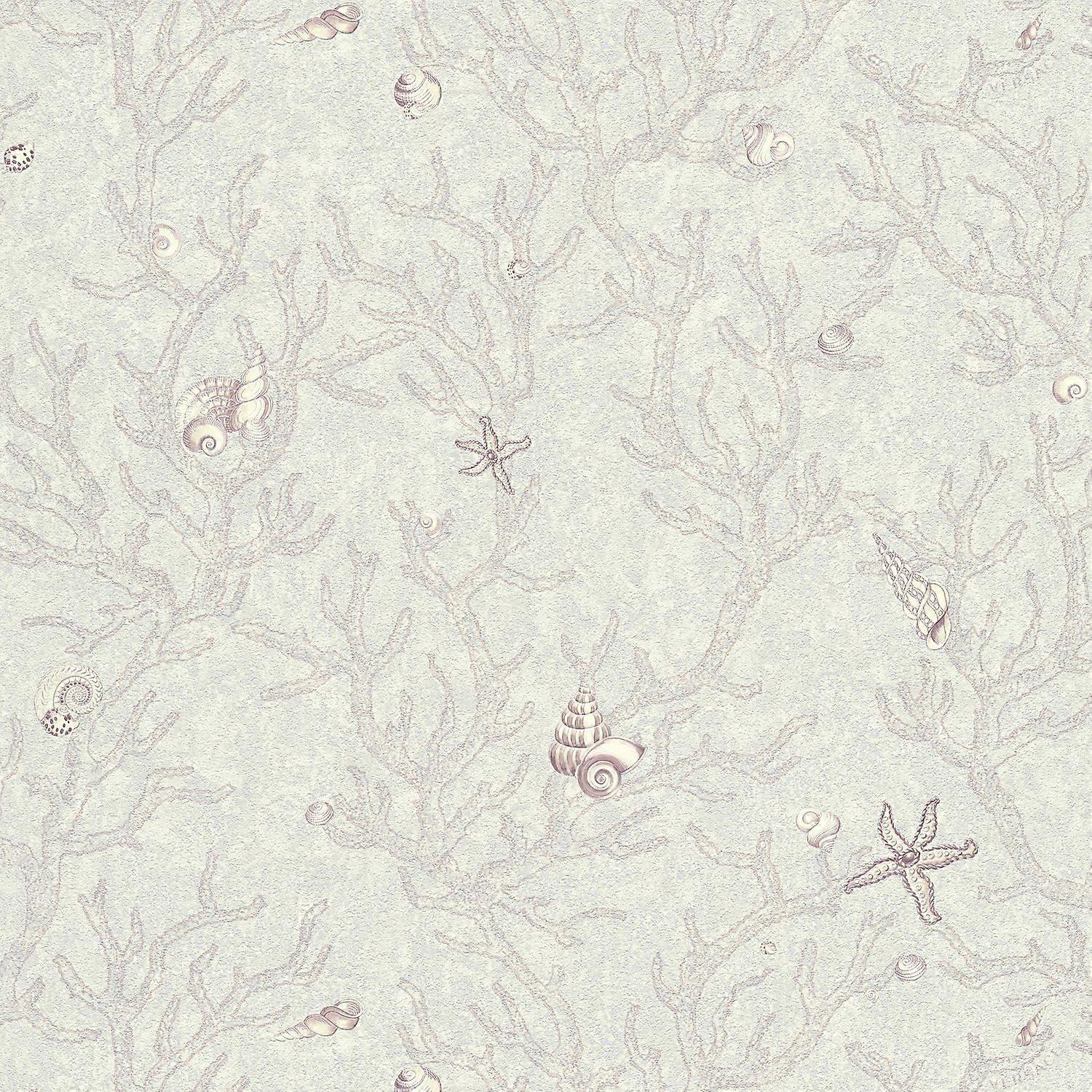 Exclusive luxury non-woven wallpaper wall Profhome 344964-GU slightly textured with graphical pattern shiny violet bronze grey