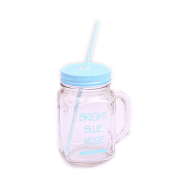 1pcs Mason Jar Tumbler Mug