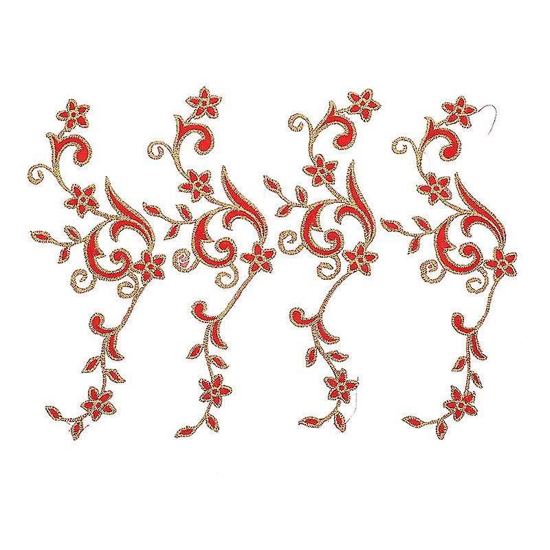 4pcs Embroidery Patches
