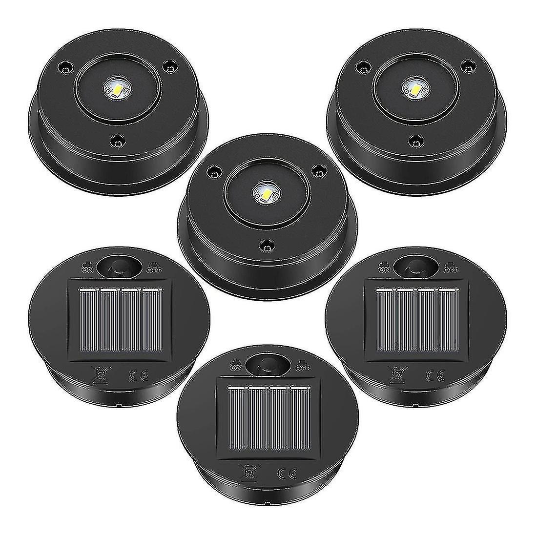 6 Pcs Solar Lights Replacement Top 7 Solar Lantern Parts Led Solar Panel Lantern Lid Lights Compatible Out-a