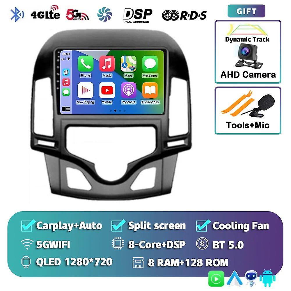 Android 13 Carplay Auto Car Radio For Hyundai I30 2006 2007 2008 2009 2010 2011 Multimedia Gps Player Stereo Navigation Video Bt