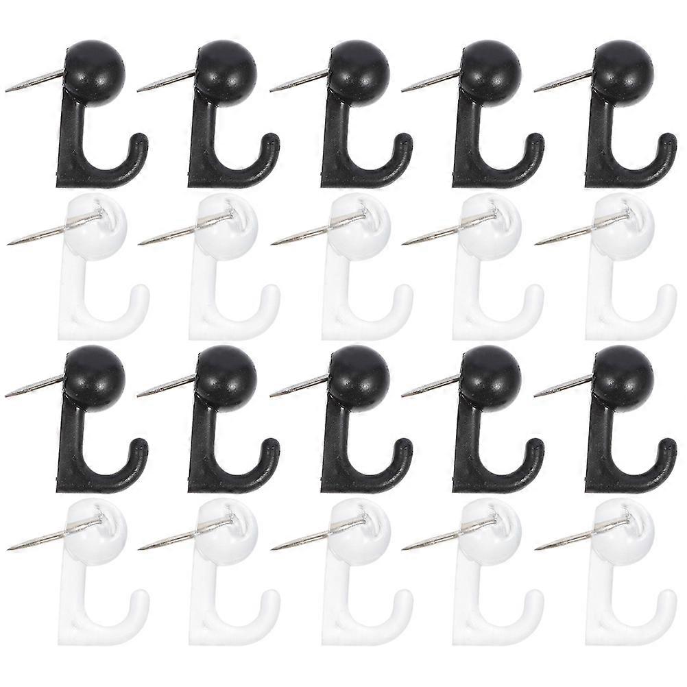 100Pcs Multi-function Thumbtacks DIY Hanging Push Pins Pushpins Hooks Picture Fixing Tools