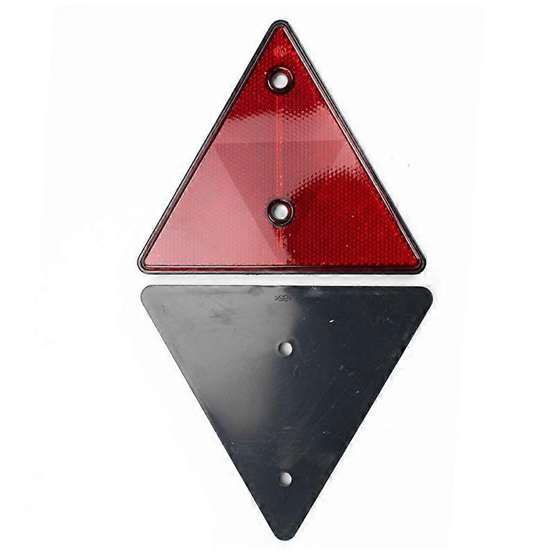 Red Trailer Triangle Reflector Reflective Triangles For Gate Posts Bus Caravan