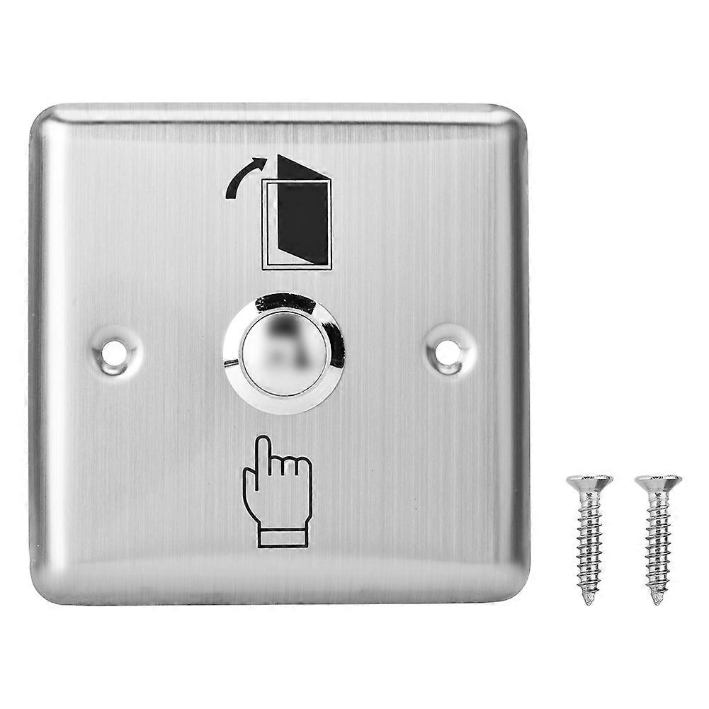 Stainless Steel Door Switch Door Exit Access Push Button Release Button For Access Control Lock