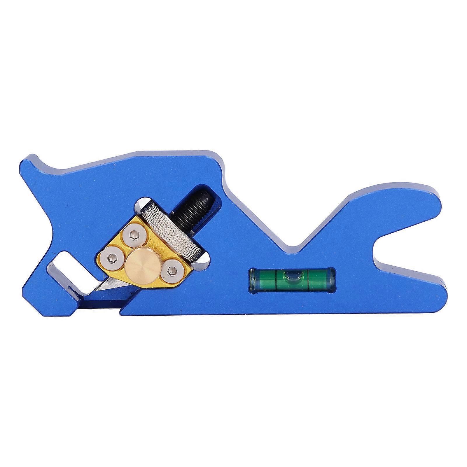 Wood Chamfer Plane 45 Edge Corner Planer with Bubble Level Woodworking Hand Trimming Tool