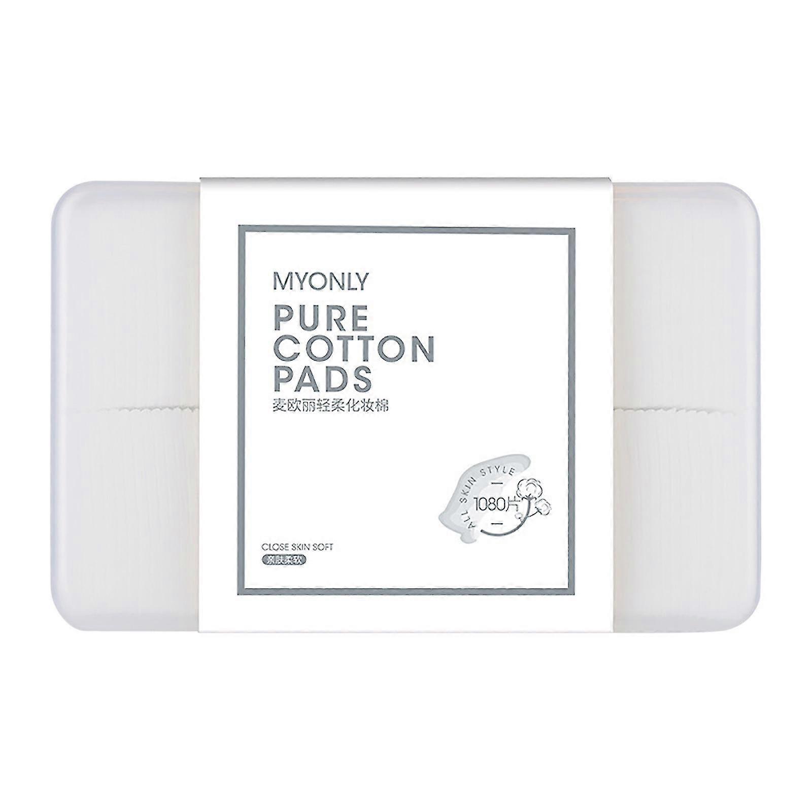 1080 pack face moisturizing double sided cotton face eye cleansing makeup remover