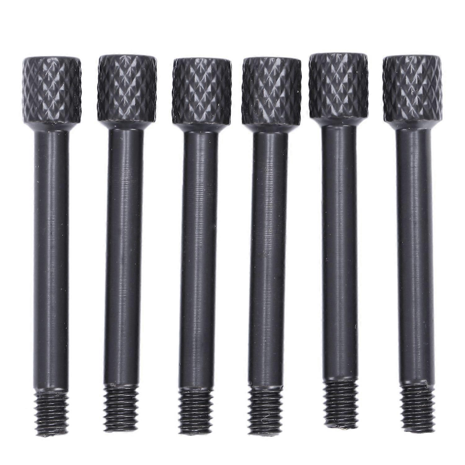 6 Pcs Brass Electric Guitar Tremolo Bridge Saddle Clamp Lock string Screw/String through Screw/Not