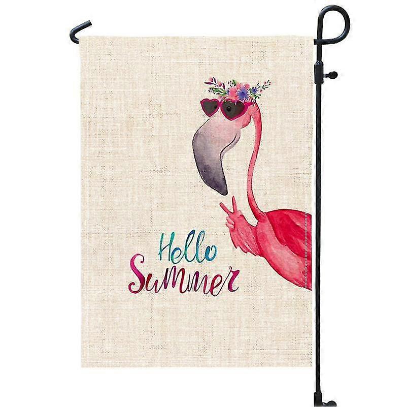 Summer Garden Flag Hello Sunshine 1218inch Double Sided Vertical Yard