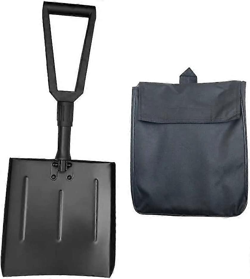 مجرفة الثلج مع مقبض الألومنيوم ، مجرفة قابلة للطي