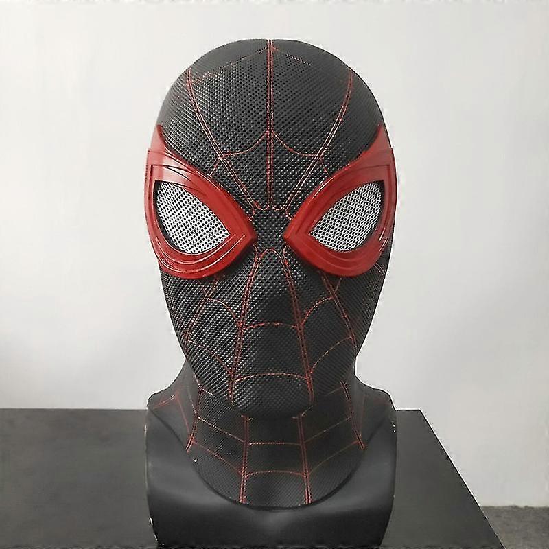 スーパーヒーロー スパイダーマスク コスプレコスチューム マスク スパイダーマン ヒーロー エクスペディション ヘッドギア PVC マスク ハロウィンマスク ブラック