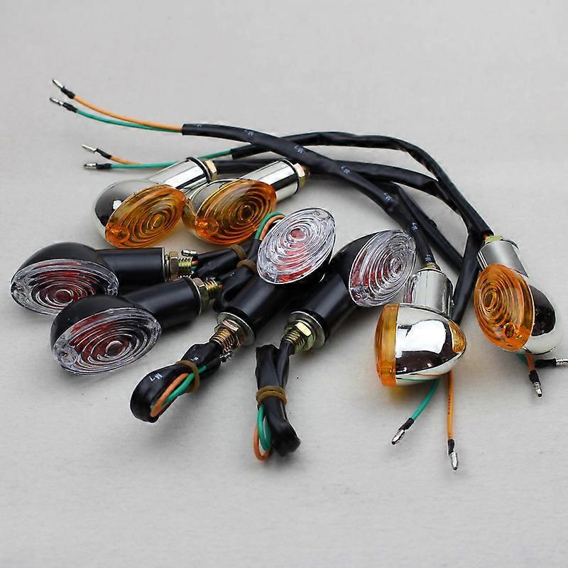 Motorcycle 12V10W Universal Turn Signal Modified Mini Off-road Vehicle Indicator Monkey Small Universe Indicator Light