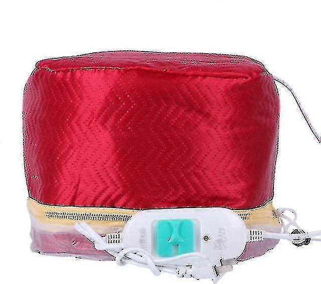 女性のヘアスチーマーキャップドライヤー熱治療帽子美容スパ栄養ヘアスタイリング電気ヘアケア暖房キャップUs / euプラグ