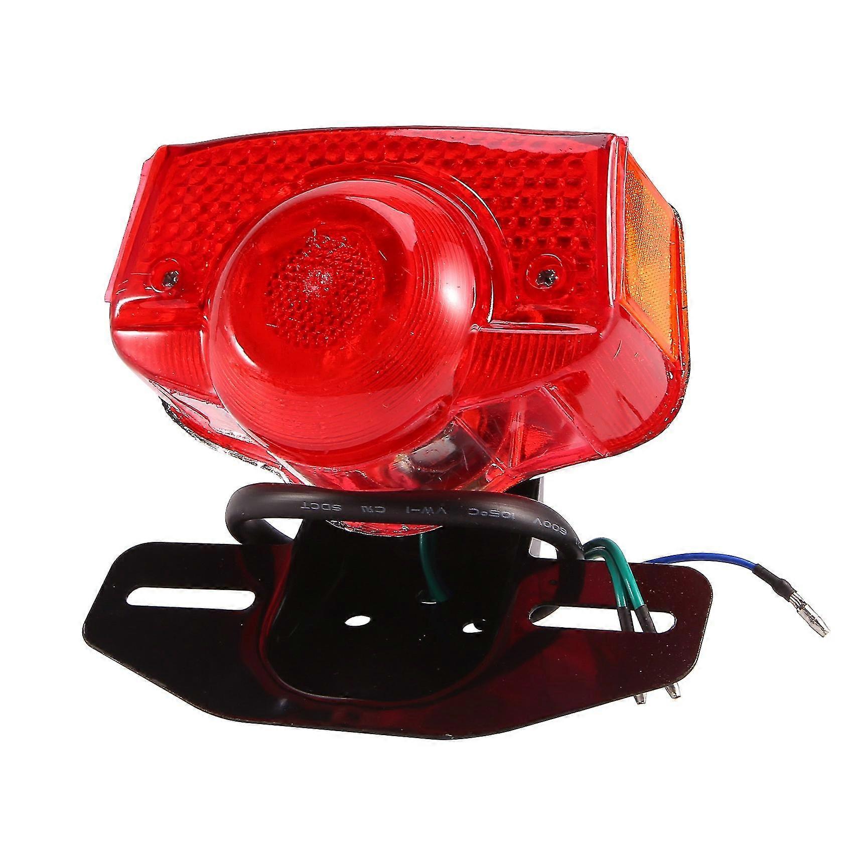Motorcycle Brake Tail Light Tail Light Assembly with Bulb for CT70 CT90 CT125 XL70 CL70 CL90 Jialin