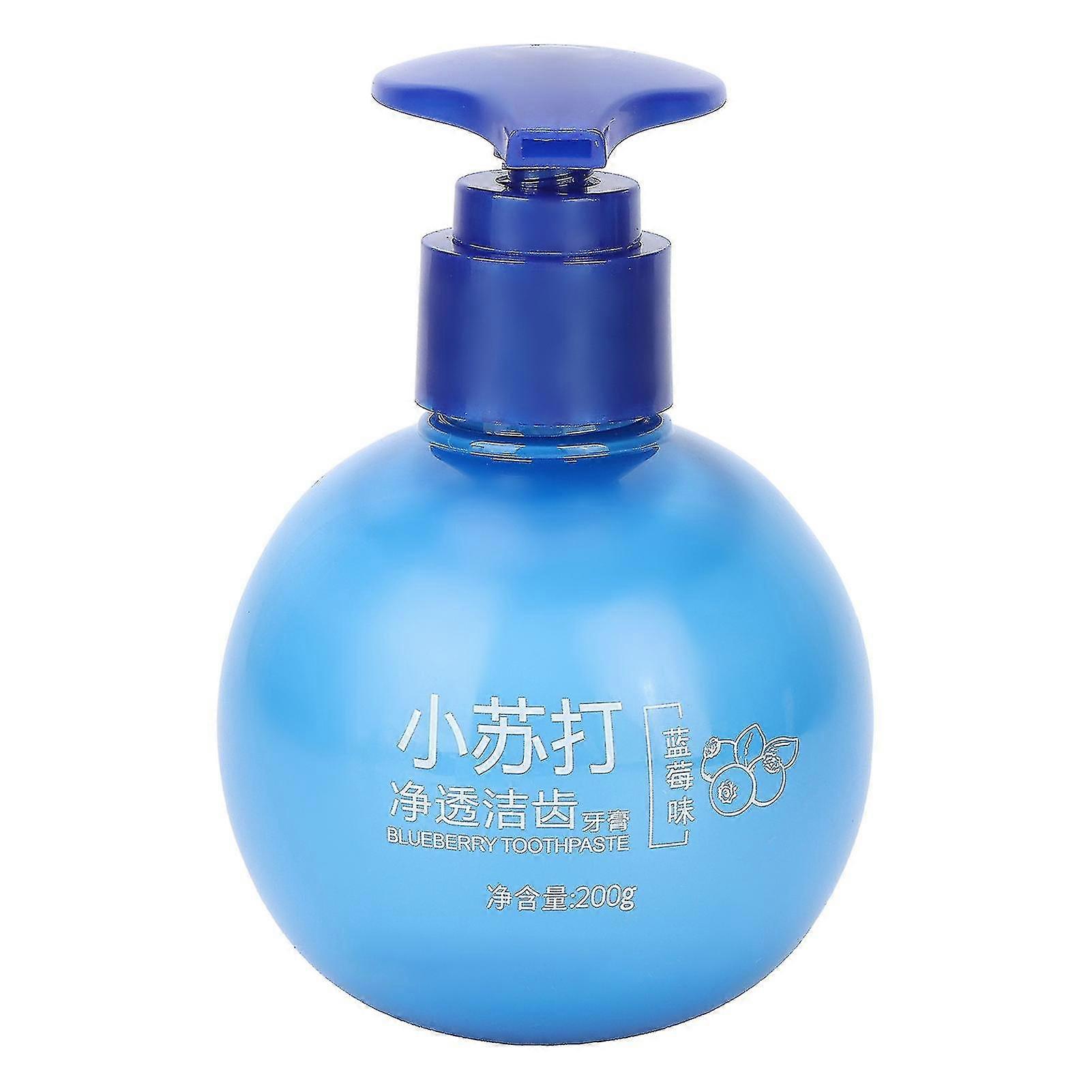 Baking Soda Toothpaste Stain Removal Teeth Cleaning Brightening Pump Toothpaste 200mlcleaning Teeth