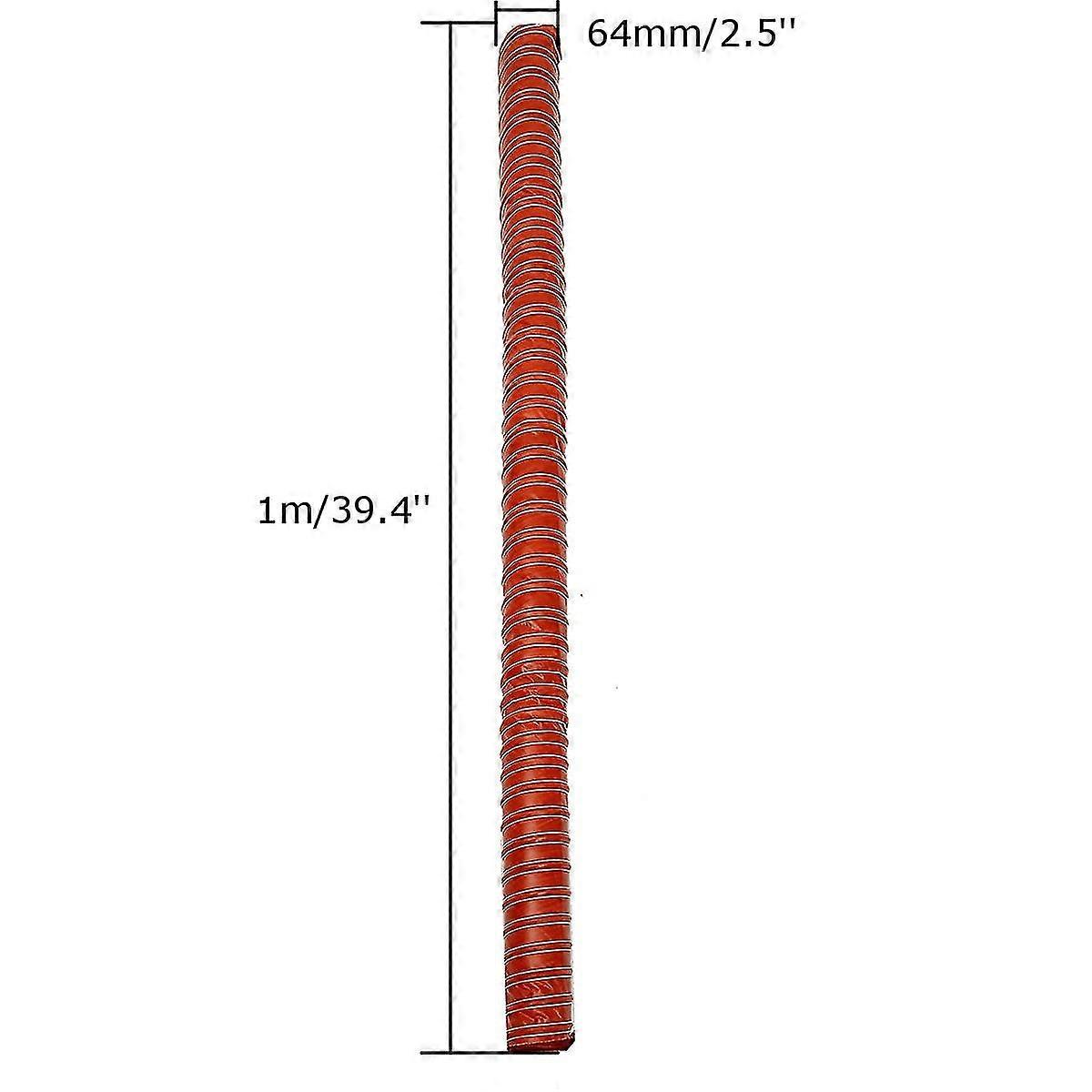 2.5in silicone air ducting hose flexible brake cold induction intake pipe 64mm