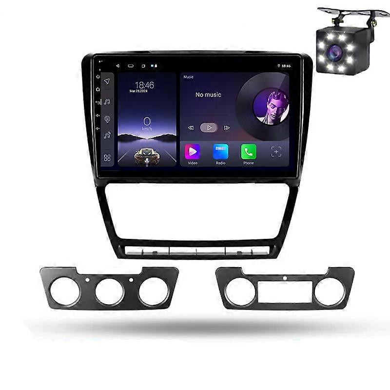 Car Multimedia Carplay For Skoda Octavia 2 A5 2008-2013 Navigation Wireless Android Auto