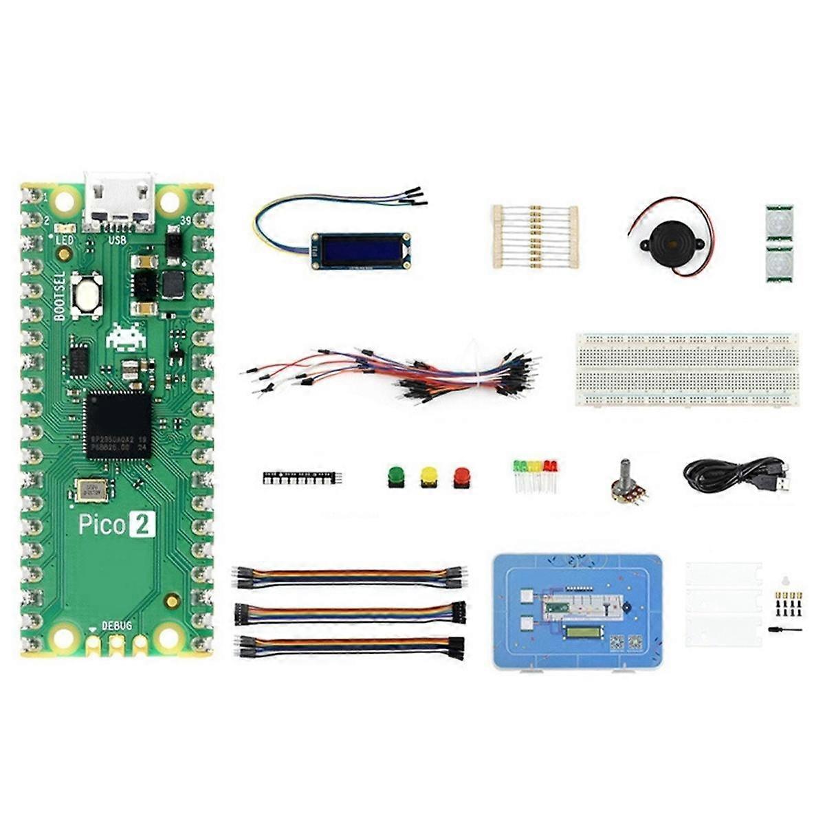 Per scheda di sviluppo kit di base Pico 2 Microcontrollore RP2350 ARM -M33 Hazard3 RISC-V Scheda madre