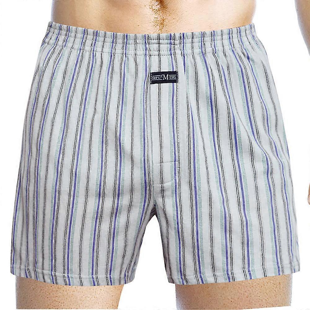100% bomull Män Pyjamas Shorts Sommar Solid Elastisk Midja Korta Byxor Casual Andningsfunktion 3D Grenbottnar Nattkläder Pijama Hombre