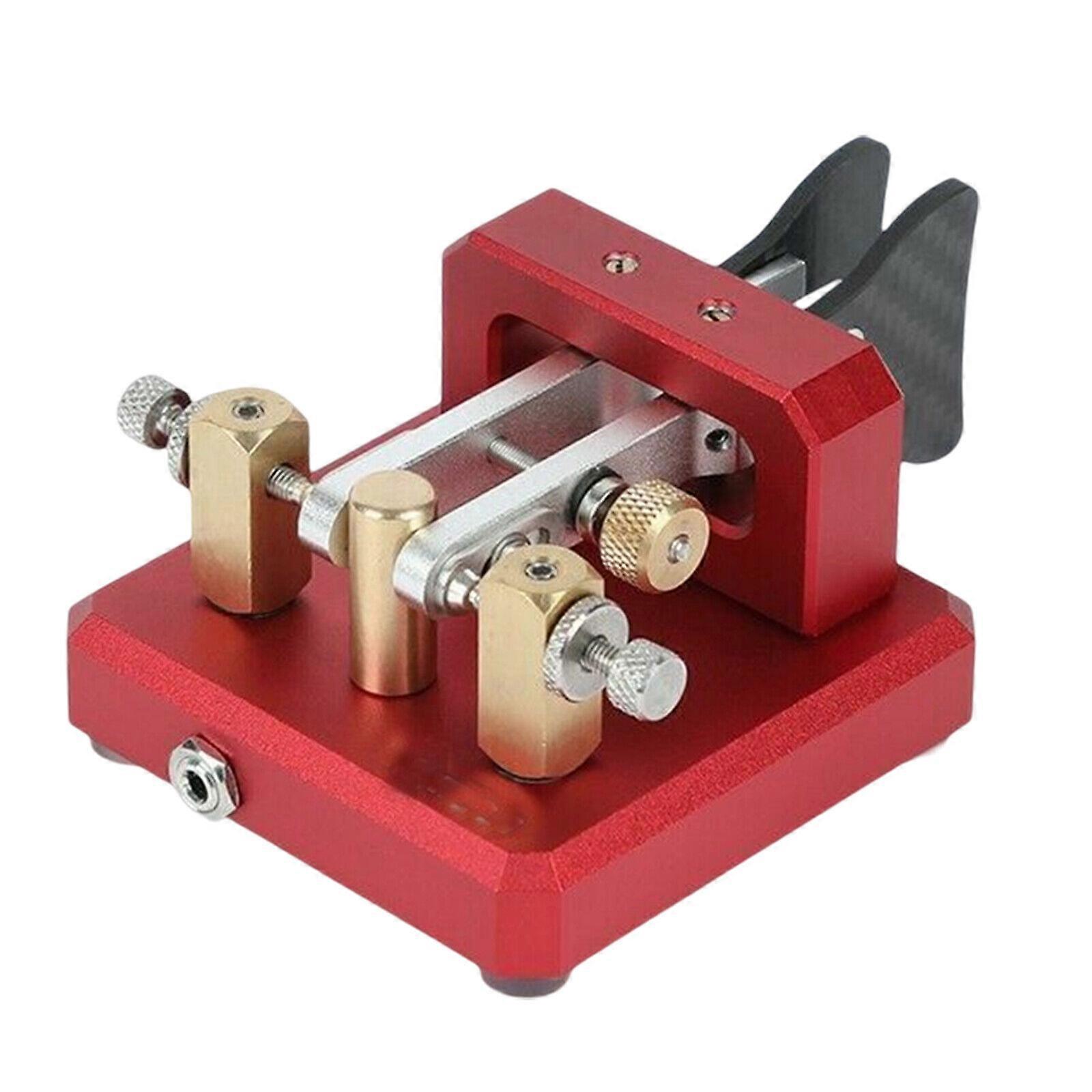 Morse Code Double Paddle Automatic Key Short Wave CW Key Telegraph Key for Ham NEW