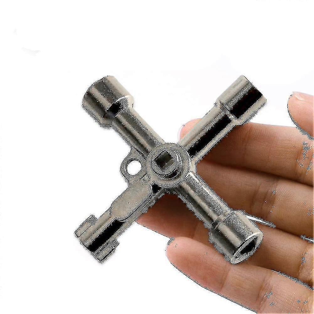 4 In 1 Universal Cross Triangle Key For Train Electrical Elevator Cabinet