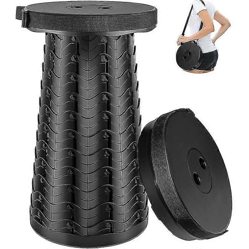 Retractable Telescoping Folding Stool, Portable Lightweight Collapsible Chair Seat