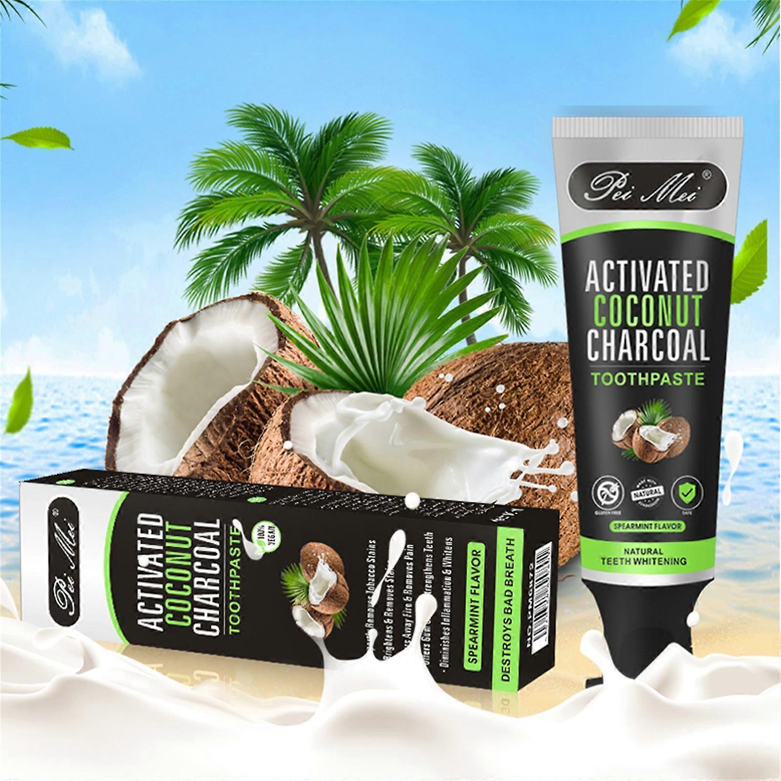 Coconuted Toothpaste For Oral Cleaning, Whitening, Removing Tooth Stains, Removing Bad Breath, And Firming Teeth 100g