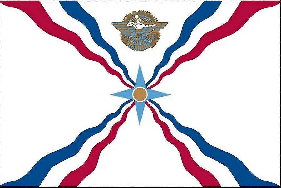 Custom Flag 90*150cm (3x5FT) Polyesterany Assyrian flag