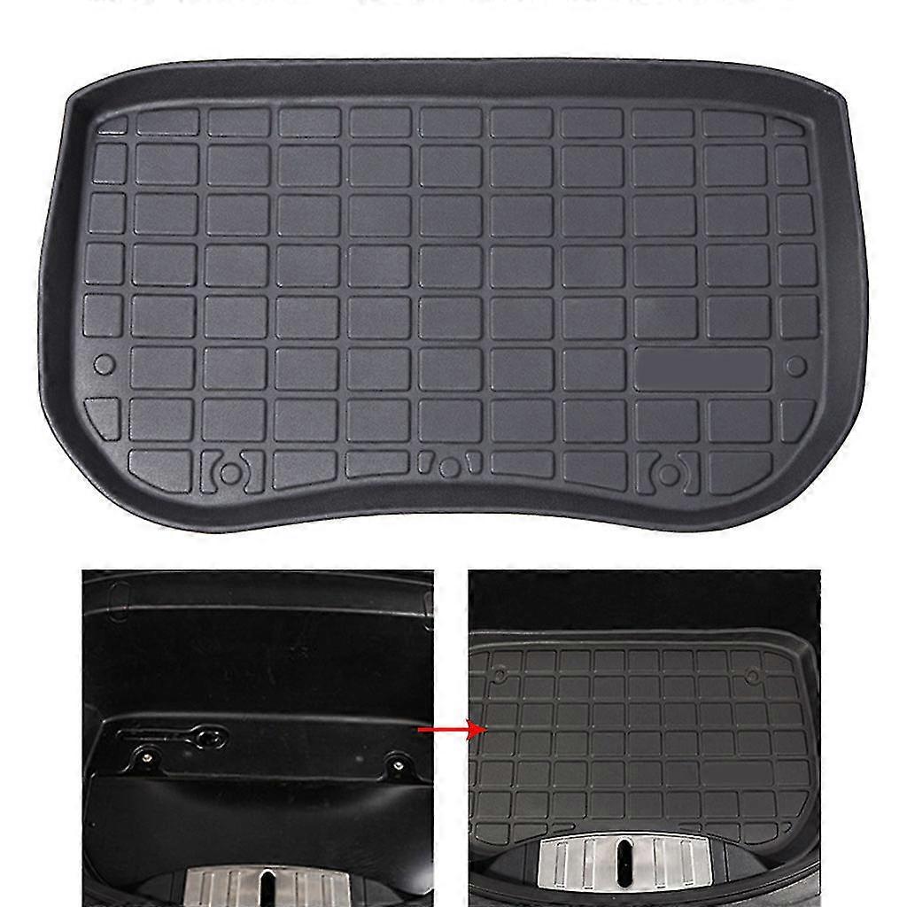 Car Frunk Storage Mat Tpe Waterproof Mat Applicable To Model 3 2017-2020/2021