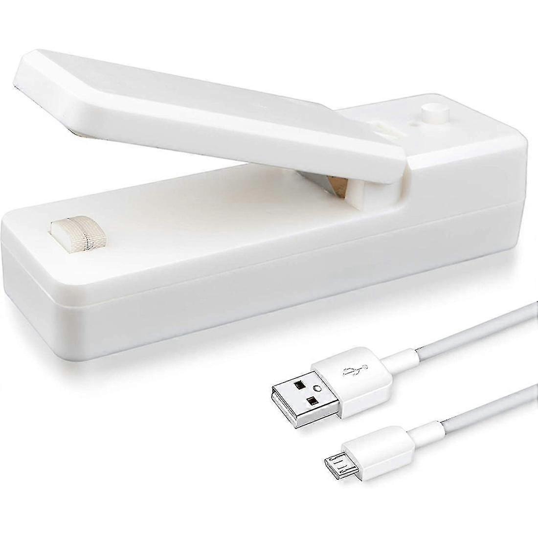 Mini Bag Sealer, Rechargeable Quick Heat Vacuum Sealer Seals