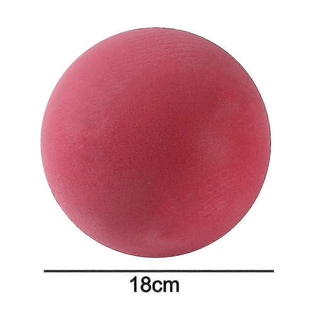 子供のためのノイズレスミュートボール, ポンプフリースポーツフォームドッジボール, キックボール, 子供のためのハンドボール男の子女の子幼児遊び場の裏庭, キャンプ, ピンク