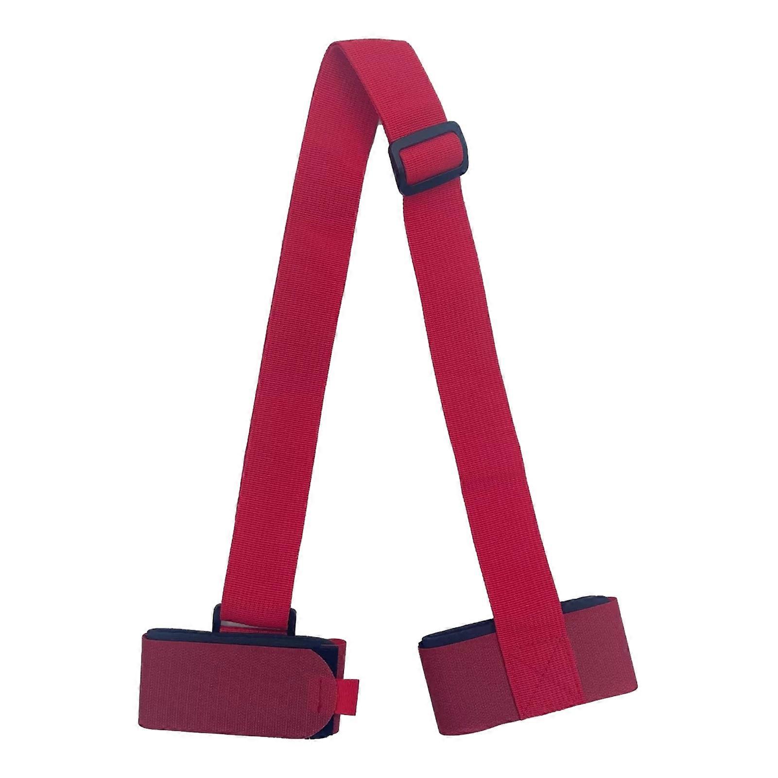Adjustable Skiing Pole Shoulder Hand Carrier Lash Handle Straps Nylon Skiing Bags Porter Hook Loop Protecting For Ski Snowboard