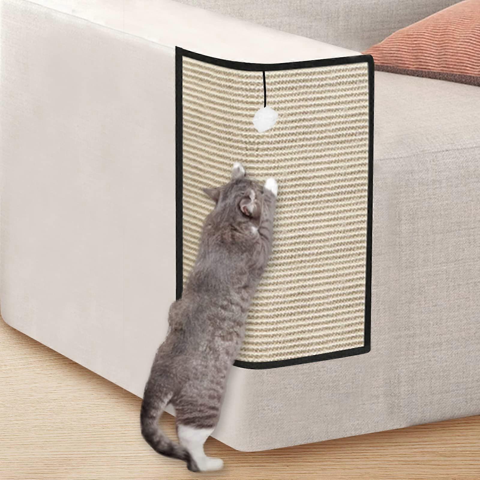 Scratching Mat for Cats - Cats Scratching Mat Scratch Protection Sofa,Scratching Board Wall with Cat Ball