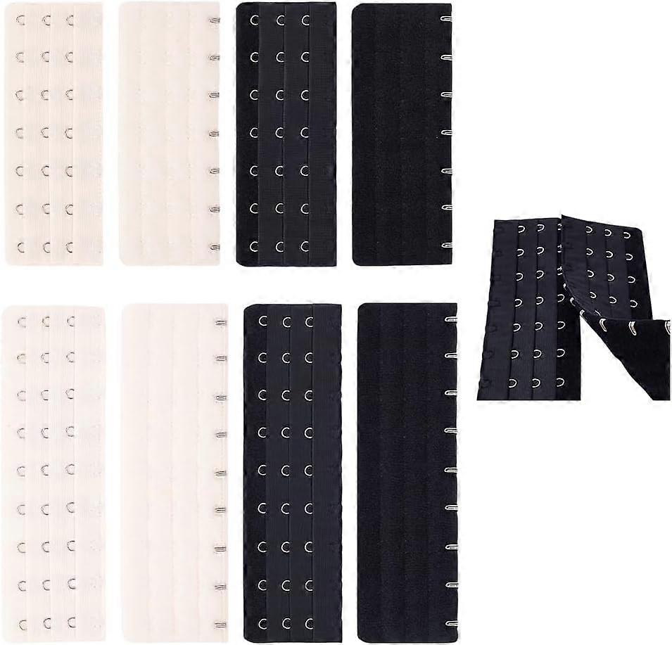 8 Style Corset Bra Extender Hook 3 Rows 7/9 Hooks Black & Navajo Faja Extender White Women's Longline Corset Bra Extender for Bustiers Shapewear Waist