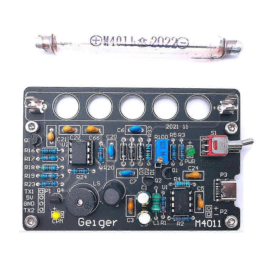 Assembled Geiger Counters Kit Diy Geiger Counter Module Tube Tube Nuclear Radiation Detector Radiati