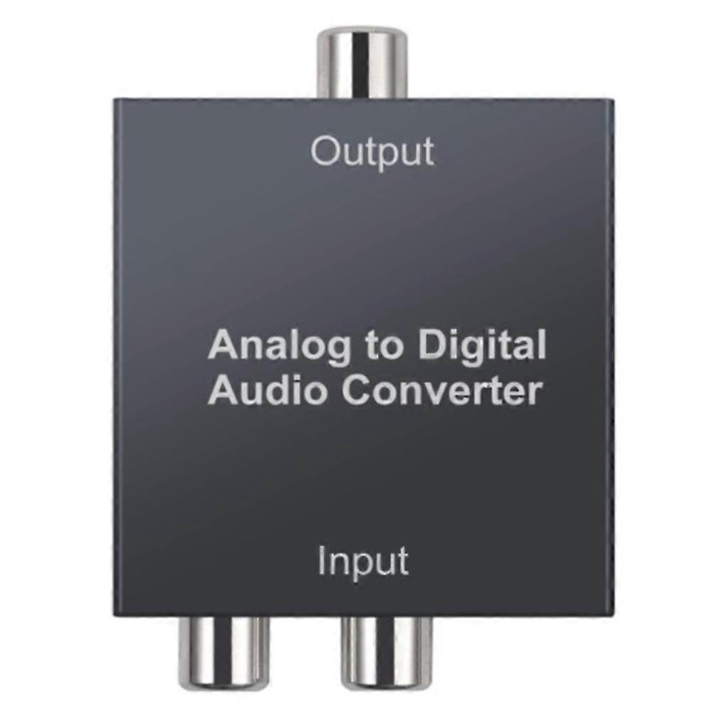 Analog To Digital Audio Converter R/l Rca 3.5mm Aux To Digital Coaxial Toslink Optical Audio Adapter