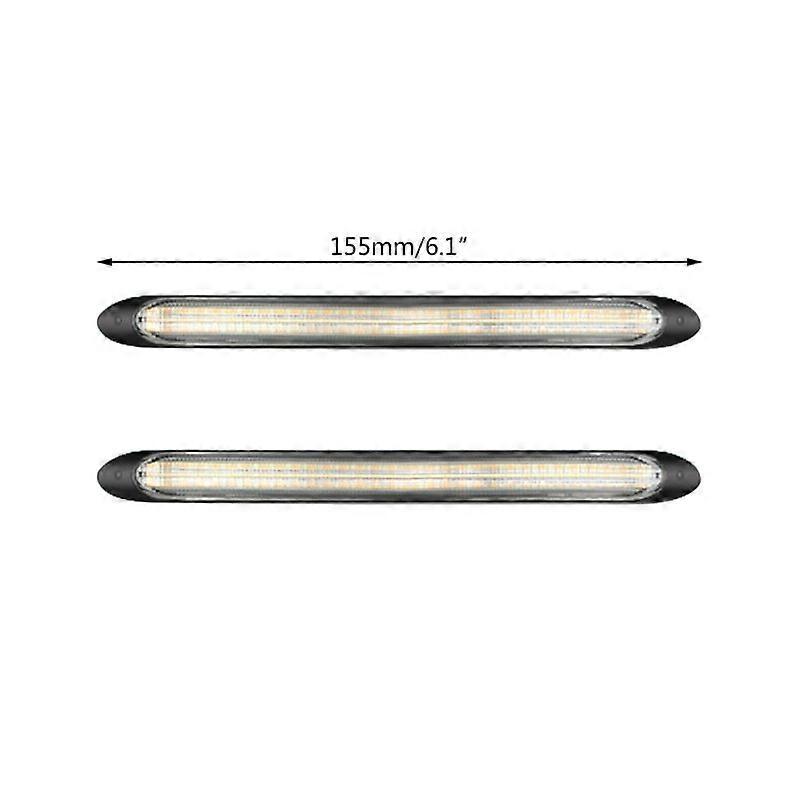 Turn Signal Light Rearview Mirror Sequential Indicator Blinker Lamp Universal 2x