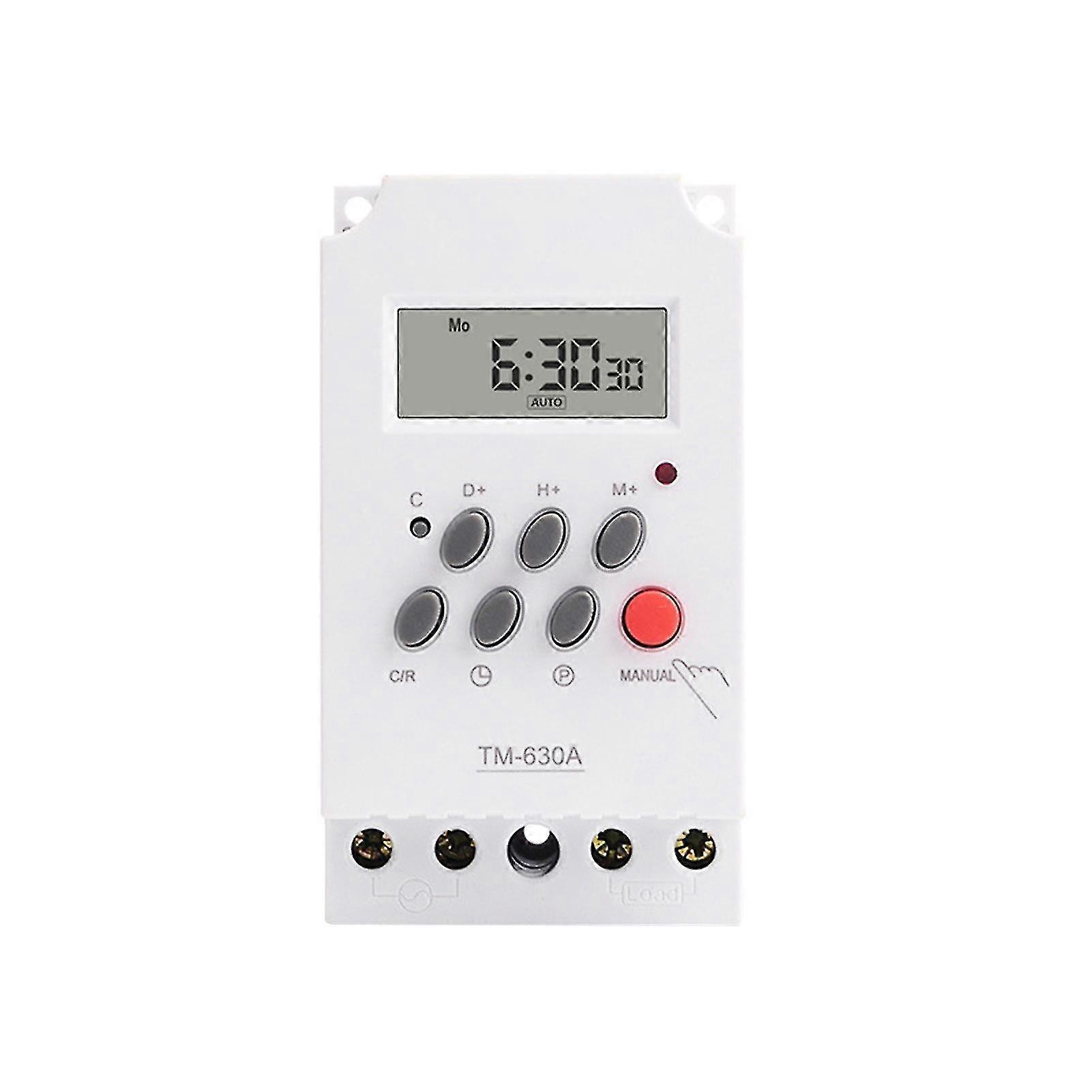 Tm630a-2 Time Relay Programmable Strong Anti-interference Ability 220v Dc Heavy Duty Electric Timer For Water Heater