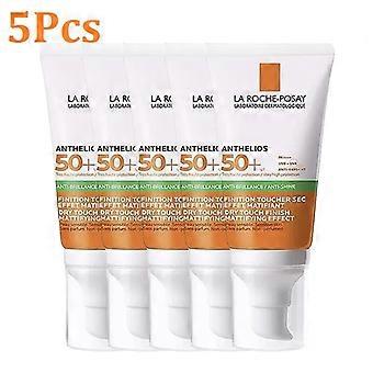 5pcs La Roche Posay Sunscreen SPF50+ Oil Control Light And Non Greasy Suitable For Oily And Mixed Skin Green Label Sunscreen