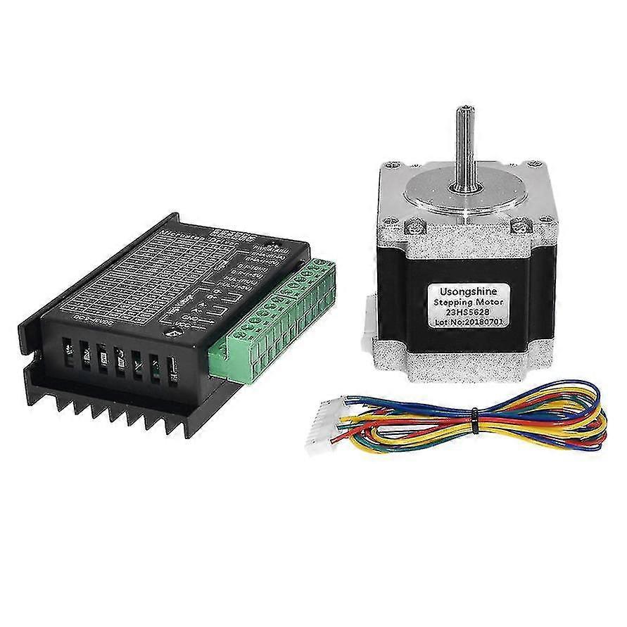 Nema 23 23HS5628 Stepper Motor 57 Motor 2.8A with TB6600 Stepper Motor Driver NEMA17 23 compatible with CNC and