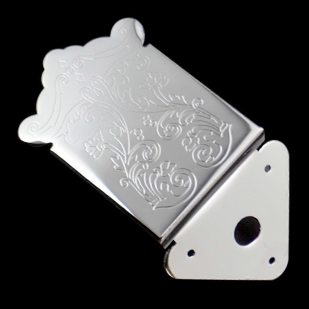 2x Engraved Mandolin Tailpiece Bridge Surface for Mandolin Maker