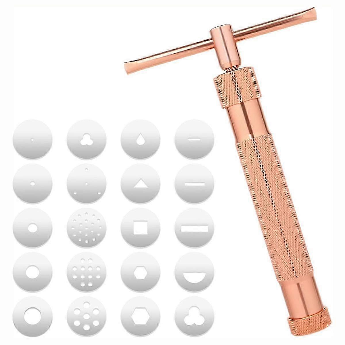 Extrudeuse d’argile,Extrudeuse de fondant Extrudeuse d’argile en acier inoxydable Extrudeuse d’argile