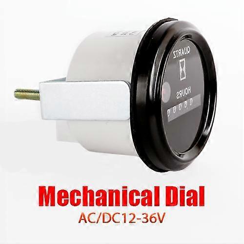 Square Mechanical Hour Meter Timer for Electro Generator Engine Excavator Tractor~27610